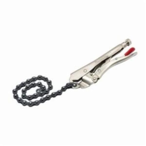 Crescent C20CHN Compound Action Locking Chain Clamp With 18 in Chain, Nickel Plated