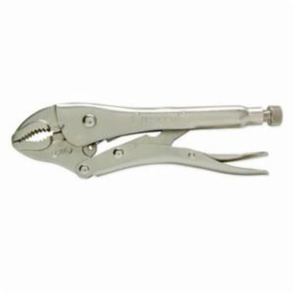 Crescent C7CV Locking Plier, 1-5/8 in Nominal, Alloy Steel Curved Jaw, Serrated Jaw Surface, 7 in OAL, ASME Specified