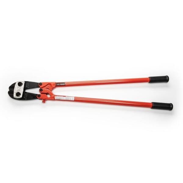Crescent 0390MC Industrial Grade Bolt Cutter, 9/16 in Soft/Medium Hard Materials Cutting, 36 in OAL, Center Cut, Drop Forged Alloy Steel Jaw