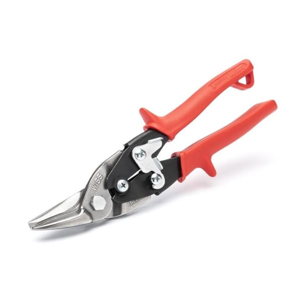 CrescentM1R MetalMaster Compound Action Aviation Snip, 18 ga Low Carbon Steel Cutting, 1-3/8 in L of Cut, Left/Straight Snip, Molybdenum Steel Blade, High Strength Steel Handle, Non-Slip/Textured Grip
