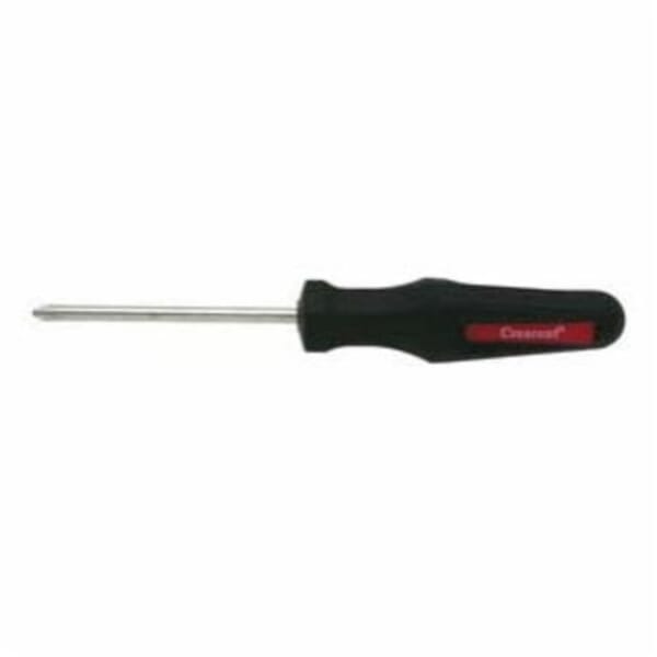Crescent SDDP44V Dura Driver Genuine Screwdriver, #2 Phillips Point, Tool Steel Shank, 8-7/8 in OAL, Rubber Handle, Zinc Plated