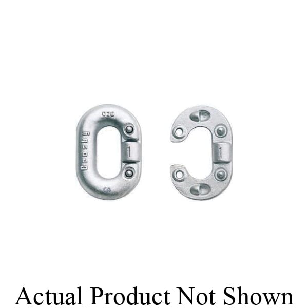Crosby 1013192 Missing Link G-335 Replacement Connecting Link, 1/2 in Trade, 4750 lb Load, Forged Steel, Galvanized