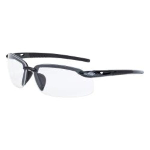 CrossFire Clear Lens, Pearl Gray, TR90 Frame, Polycarbonate Lens, 99.9 % UV Protection, ANSI Z87.1