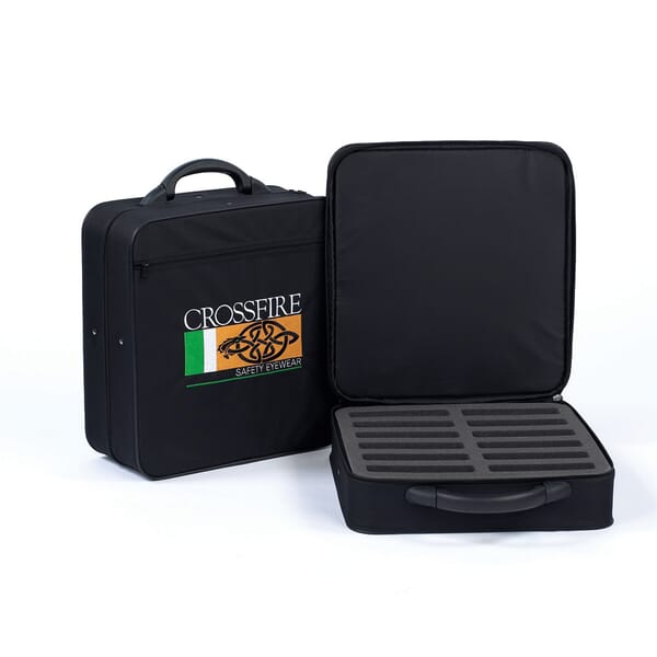 CrossFire C12 Zippered Sample Kit Display Case, 12 Unit Capacity