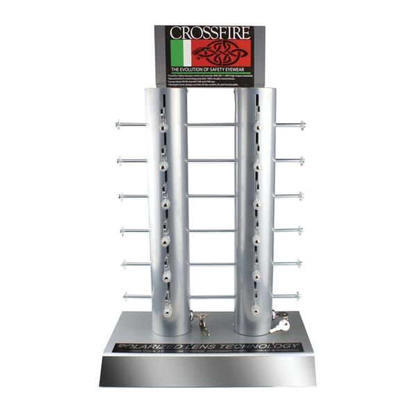 CrossFire PL12 1-Sided Locking Counter Display, 12 Unit Capacity