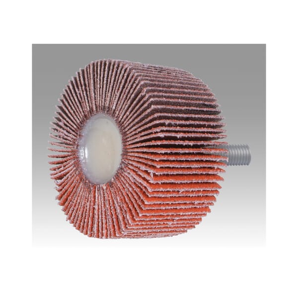 3M 7010294522 Type 84 Unmounted Flap Wheel, 2 in Dia Wheel, 1/2 in W Face, 60 Grit, Medium Grade, Ceramic Abrasive