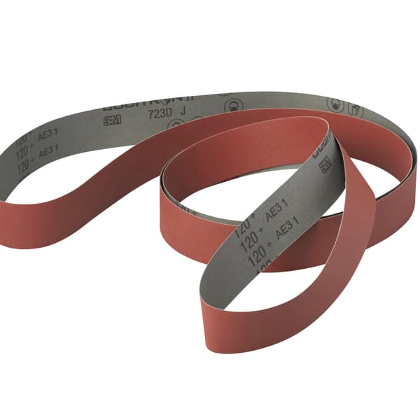 Cubitron 7010512419 Cloth Belt, 2 in W Belt x 132 in L, 220+ Grit, Ceramic Abrasive