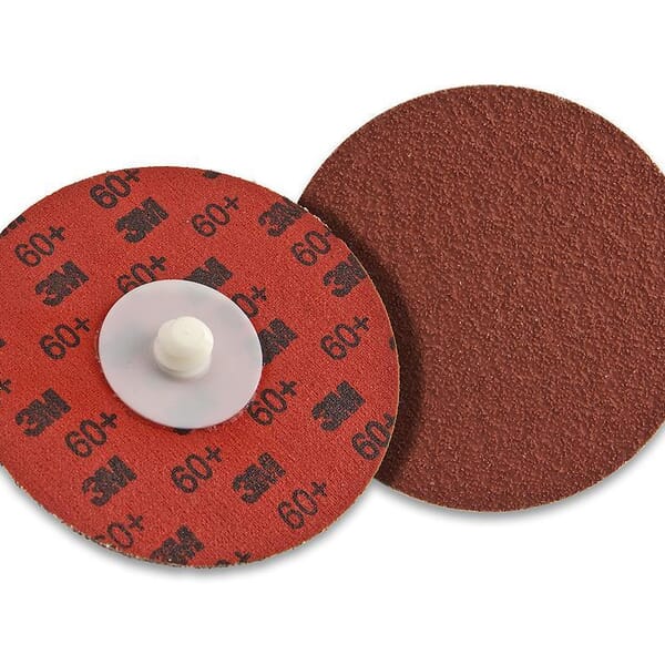 Cubitron II 7000045171 Durable Edge Abrasive Disc, 1-1/2 in Dia Disc, 60+ Grit, Medium Grade, Precision Shaped Ceramic Abrasive, Type TR Attachment