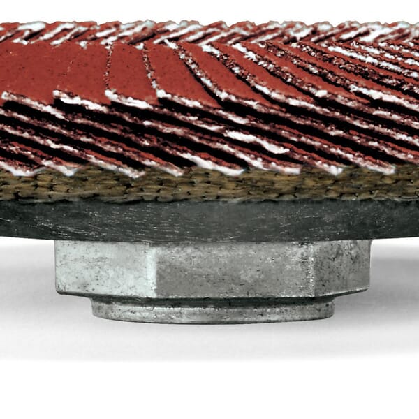 Cubitron II 7000148181 Type 27 Flap Disc, 4-1/2 in Dia Disc, 7/8 in Center Hole, 40+ Grit, Coarse Grade, Precision Shaped Ceramic Abrasive, Type 27 Disc