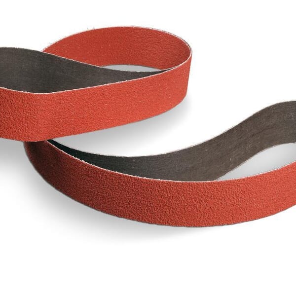 Cubitron II 7000119514 Narrow Cloth Belt, 2 in W Belt x 132 in L, 60+ Grit, Medium Grade, Ceramic Abrasive, Polyester Backing