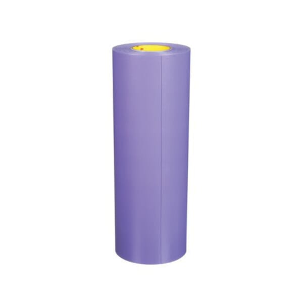 Cushion-Mount Plus 7100051377 Plate Mounting Tape, 25 yd L x 18 in W, 22 mil THK, 2 mil Differential Acrylate Adhesive, Polyethylene Foam Backing, Purple