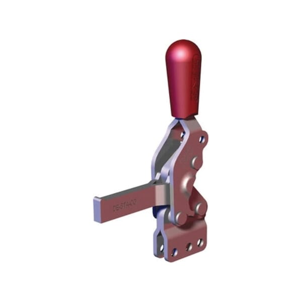 DESTACO 2002-SB Standard Vertical Hold-Down Toggle Locking Clamp, Steel, 600 lb, 1.28 in