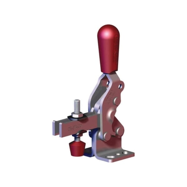 DESTACO 2002-U207 Standard Vertical Hold-Down Toggle Locking Clamp, Steel, 600 lb, 1-1/4 in, 1/4 in, M6