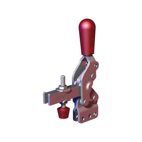 DESTACO 2002-UB Standard Vertical Hold-Down Toggle Locking Clamp, Steel, 600 lb, 1.28 in, M6x1