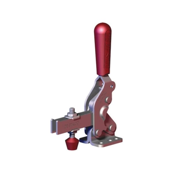 DESTACO 2007-U Standard Vertical Hold-Down Toggle Locking Clamp, Steel, 1000 lb, 1-1/4 in, M8x1.25