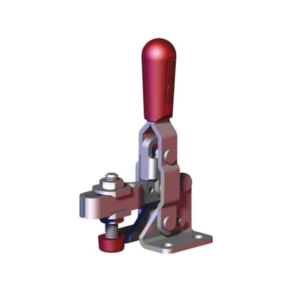 DESTACO 201-U 201 Series Standard Vertical Hold-Down Toggle Locking Clamp, Steel, 100 lb Holding, 0.63 in H Under Arm, M5x0.8 Thread