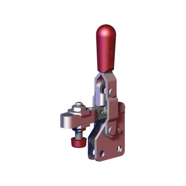 DESTACO 201-UB 201 Series Standard Vertical Hold-Down Toggle Locking Clamp, Steel, 100 lb Holding, 0.88 in H Under Arm, M5x0.8 Thread