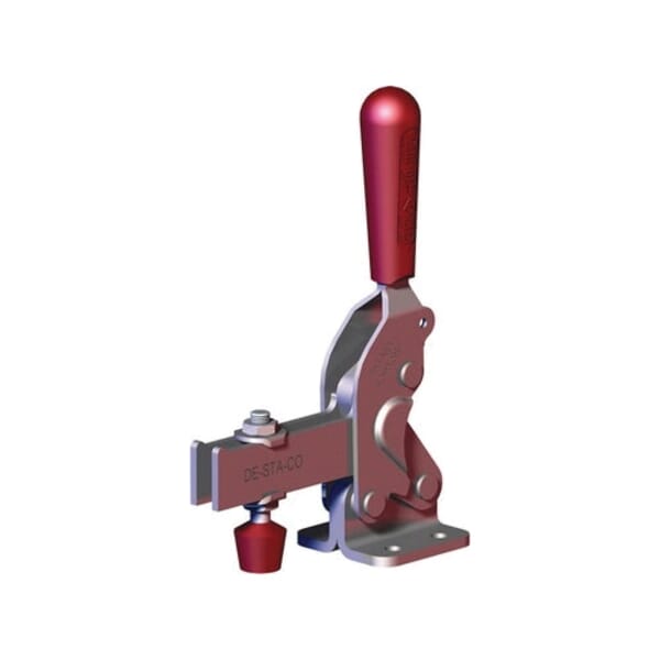 DESTACO 2010-U Standard Vertical Hold-Down Toggle Locking Clamp, Steel, 1400 lb, 1.7 in, M10x1.5