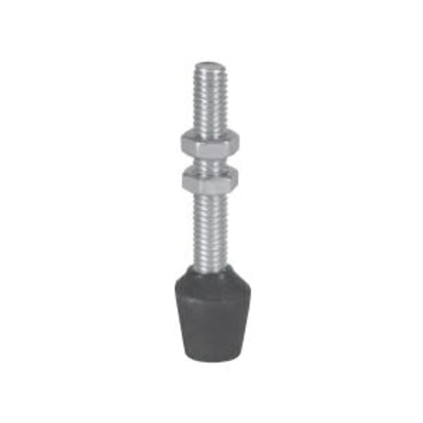 DESTACO 201208-SS Imperial Spindle, #10-32 Thread, 1.01 in L Thread, 1.38 in OAL, 0.56 in Tip, 0.13 in H Nut