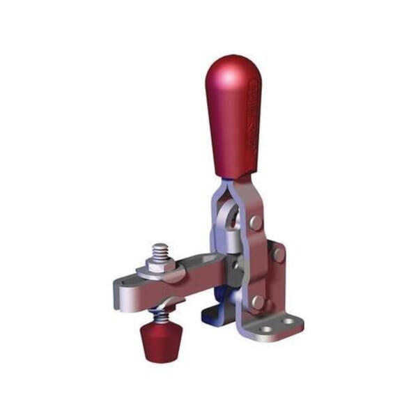 DESTACO 202-U-L 202 Series Vertical Hold-Down Toggle Locking Clamp, Steel, 200 lb Holding, 0.92 in H Under Arm, 1/4-20 Thread