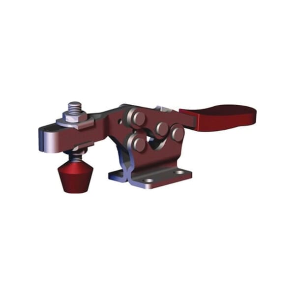 DESTACO 225-U Horizontal Hold-Down Standard Toggle Locking Clamp, Steel, 500 lb, 1.31 in, M8x1.25