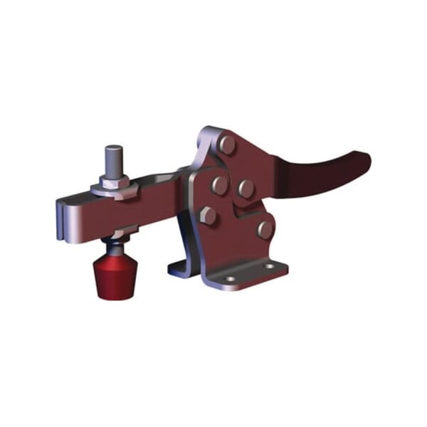 DESTACO 245-U Horizontal Hold-Down Low Profile Standard Toggle Locking Clamp, Steel, 1000 lb, 2.19 in, 1/2-13