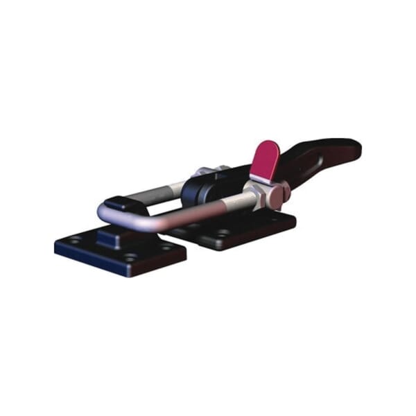 DESTACO 385-L Heavy Duty Low Profile Pull Action Latch Clamp, Steel, 7500 lb, 1.13 in, M12