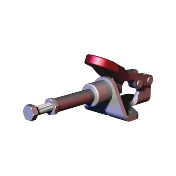 DESTACO 601 Standard Straight Line Action Toggle Clamp, Steel, 100 lb Holding, 1/2 in H Under Arm, 1/4 in Dia, #8-32 Thread