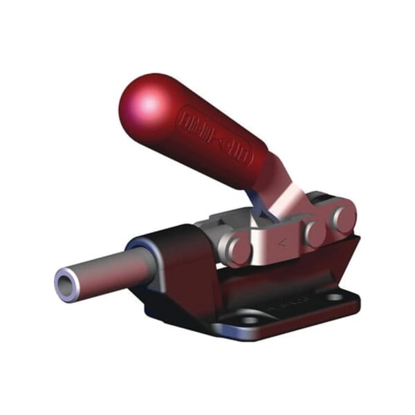 DESTACO 608 Standard Straight Line Action Toggle Clamp, Steel, 850 lb, 1-1/4 in, 0.62 in Dia, 3/8-16
