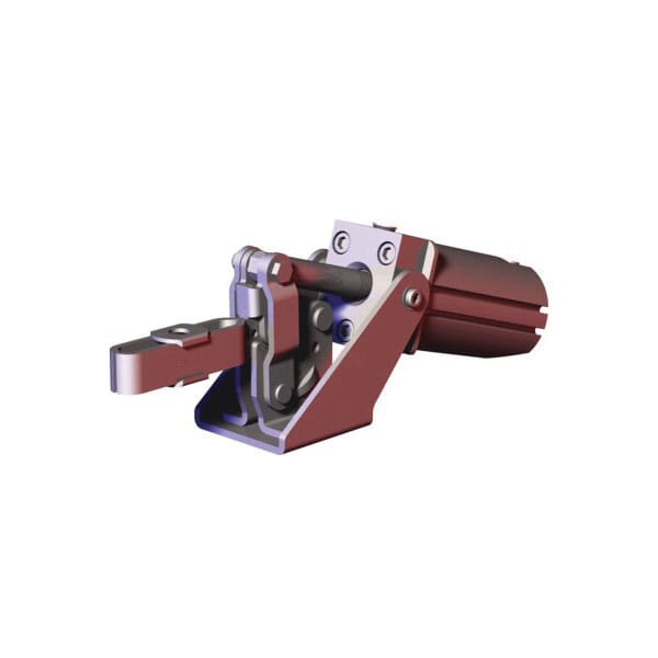 DESTACO 807-U Medium Duty Standard Pneumatic Toggle Clamp, 1.26 in Cylinder Bore, 375 lbf Max Force, Surface Mount