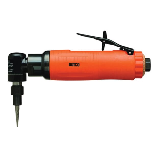 Cleco 12L2718-36 12-27 Pneumatic Right Angle Grinder, 1-1/4 in Dia Wheel, 0.9 hp, Tool Only