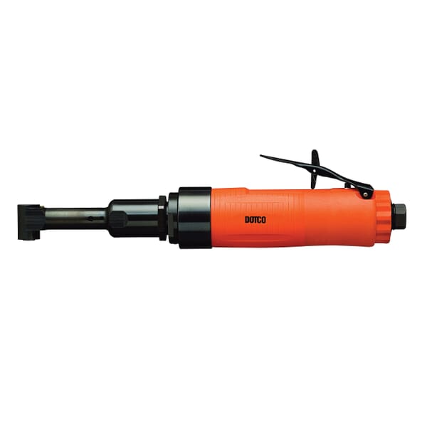 DOTCO 15LN282-62 15LN Light Duty Right Angle Small Head Pneumatic Drill, 1/4-28 Chuck, 0.9 hp, 90 psi, 12 in OAL