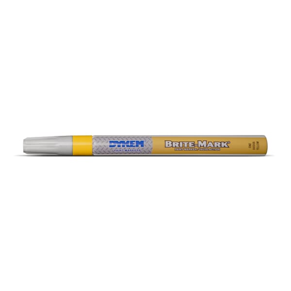 Dykem BRITE-MARK General Purpose Permanent Paint Marker, Fine Tip, Aluminum