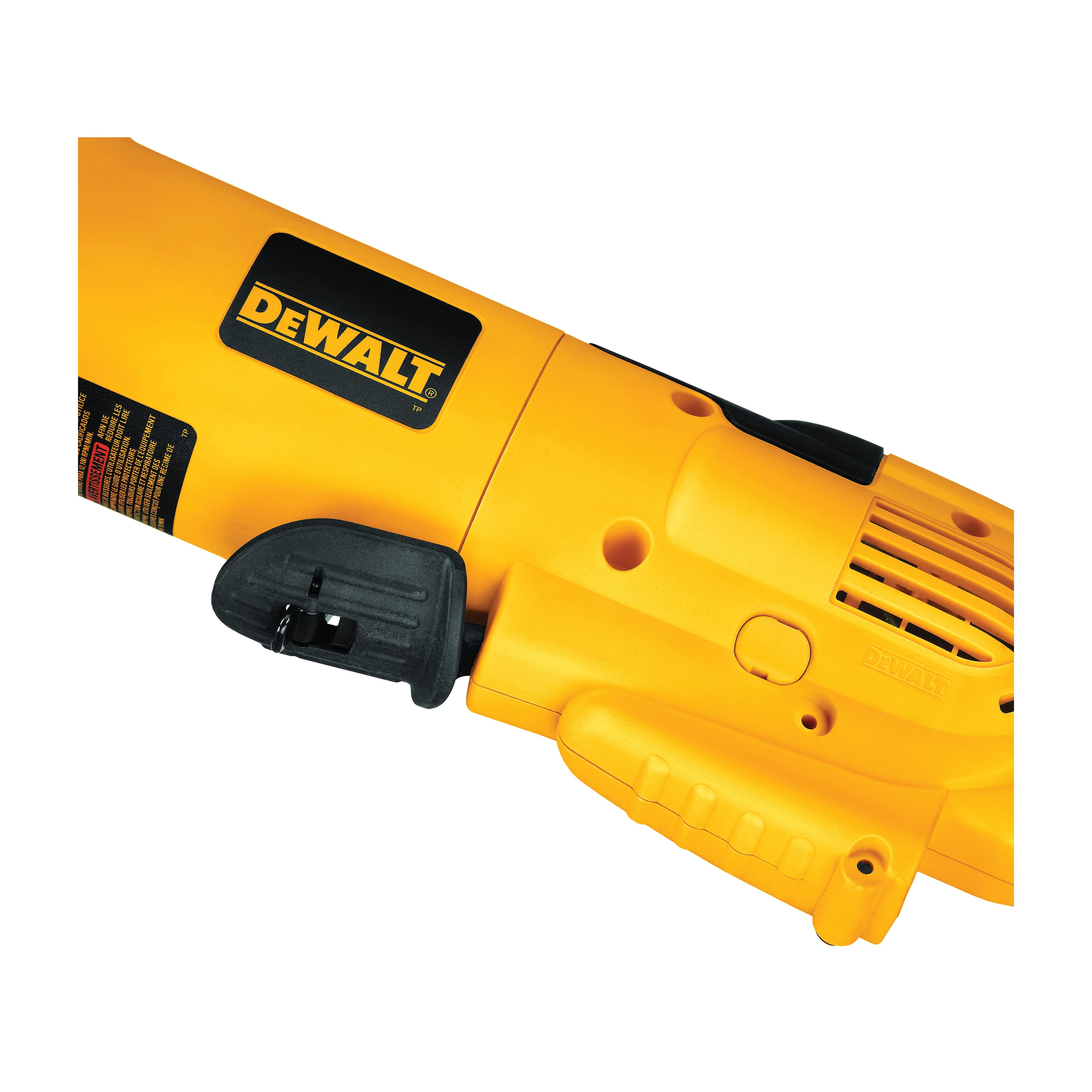 Black Decker D28144N Heavy Duty Small Angle Grinder 5 in 6 in Dia Wheel 5 8 11 Arbor Shank 120 VAC Yellow Lock On Paddle Switch