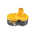 Black+Decker XRP DC9096 Rechargeable Cordless Battery Pack With DeWALT 18 V Tools and Accessories, 2.4 Ah NiCd Battery, 18 VDC Charge, For Use With DeWALT 18 V Tools and Accessories