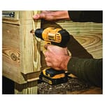DeWALT 20V MAX* MATRIX DCD771C2 Compact Drill/Driver Kit, 1/2 in Chuck, 20 VDC, 0 to 450/0 to 1500 rpm No-Load, 8-3/4 in OAL, Lithium-Ion Battery