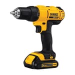 DeWALT 20V MAX* MATRIX DCD771C2 Compact Drill/Driver Kit, 1/2 in Chuck, 20 VDC, 0 to 450/0 to 1500 rpm No-Load, 8-3/4 in OAL, Lithium-Ion Battery