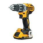DeWALT 20V MAX* MATRIX DCD791D2 XR Compact Lightweight Cordless Drill/Driver Kit, 1/2 in Chuck, 20 VDC, 0 to 550/0 to 2000 rpm No-Load, 6.9 in OAL, Lithium-Ion/Integrated Battery