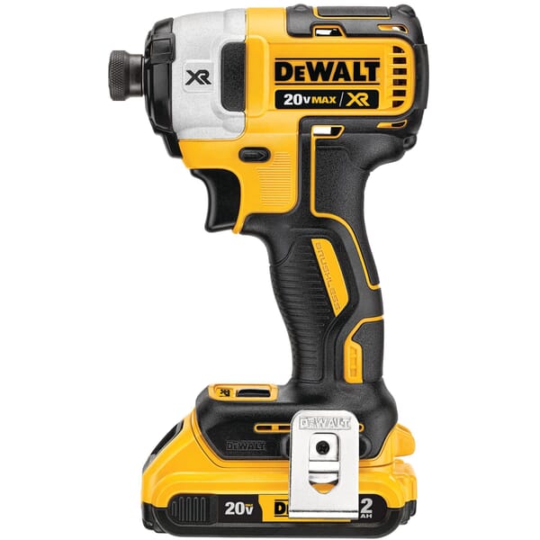 DeWALT 20V MAX* MATRIX XR DCF887D2 Compact Lightweight Cordless Impact Driver Kit, 1/4 in Quick-Release Drive, 3600 ipm, 1825 in-lb Torque, 20 V, 5.3 in OAL