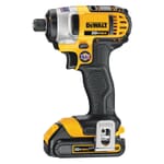 DeWALT 20V MAX* DCF885C2 Cordless Impact Driver Kit, 1/4 in Hex Drive, 0 to 3200 bpm, 1400 in-lb Torque, 20 VAC, 5.55 in OAL