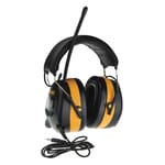 DeWALT DPG15 Hearing Protector, 25 dB Noise Reduction, Black/Yellow, AA Alkaline Battery