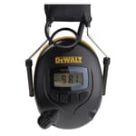DeWALT DPG15 Hearing Protector, 25 dB Noise Reduction, Black/Yellow, AA Alkaline Battery