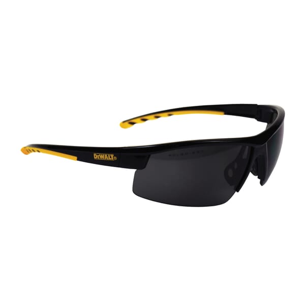 DeWALT by Radians DPG99-2PC DPG99 Safety Glasses, Hard Coated Anti-Scratch, Polarized Smoke Lens, Half-Frame Frame, Black, Plastic Frame, Polycarbonate Lens, ANSI Z87.1+