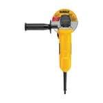 DeWALT DWE4011 Small Angle Grinder, 4-1/2 in Dia Wheel, 5/8-11 Arbor/Shank, 120 VAC, For Wheel: Quick-Change, Yellow, No, Slide Switch