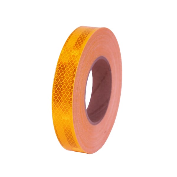 Diamond Grade 7100137852 Truck and Trailer Conspicuity Marking, 150 ft L x 2 in W x 14 to 18 mil THK, Fluorescent Yellow