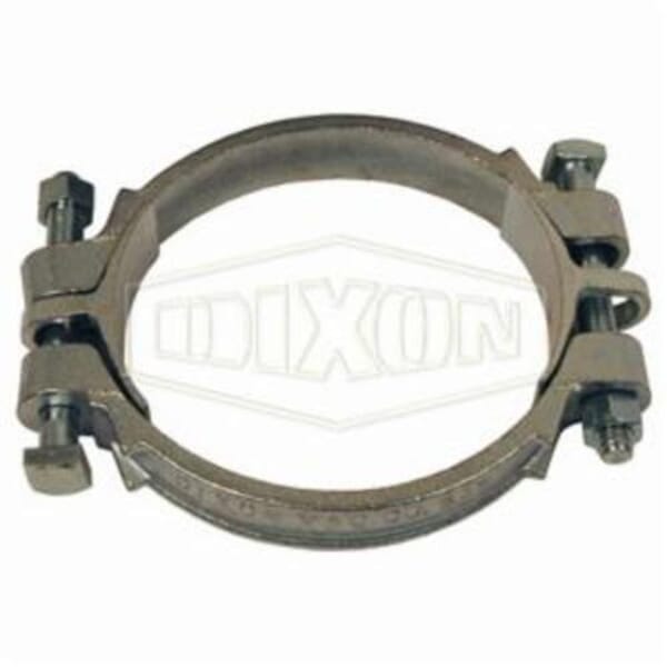 Dixon 675 2-Bolt Clamp With Saddle, 5-60/64 to 6-32/64 in Nominal, Iron Band, Domestic