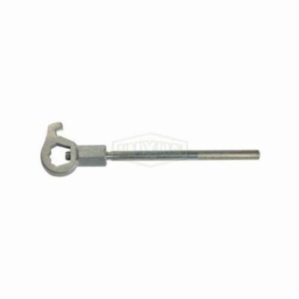 Dixon 189 Heavy Duty Adjustable Hydrant Wrench, 18 in OAL, Steel, Plated