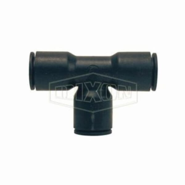 Legris by Dixon 31046000 Push-In Union Tee, 3/8 in Nominal, Tube, 290 psi Pressure, Nylon, Domestic