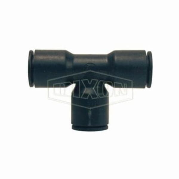 Legris by Dixon 31046200 Push-In Union Tee, 1/2 in Nominal, Tube, 290 psi Pressure, Nylon, Domestic