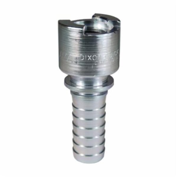 Dixon 4NS4 N Bowes Interchange Bowes Pneumatic Coupler, 1/2 in, Quick-Connect x Standard Hose Barb, Steel